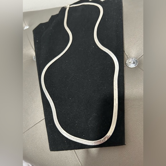 SALE!!  MILOR ITALY 925 ITALIAN STERLING SILVER UNIQUE HERRINGBONE 30”CHAIN - Picture 4 of 10